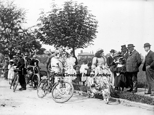 Cyclists at Grangetown