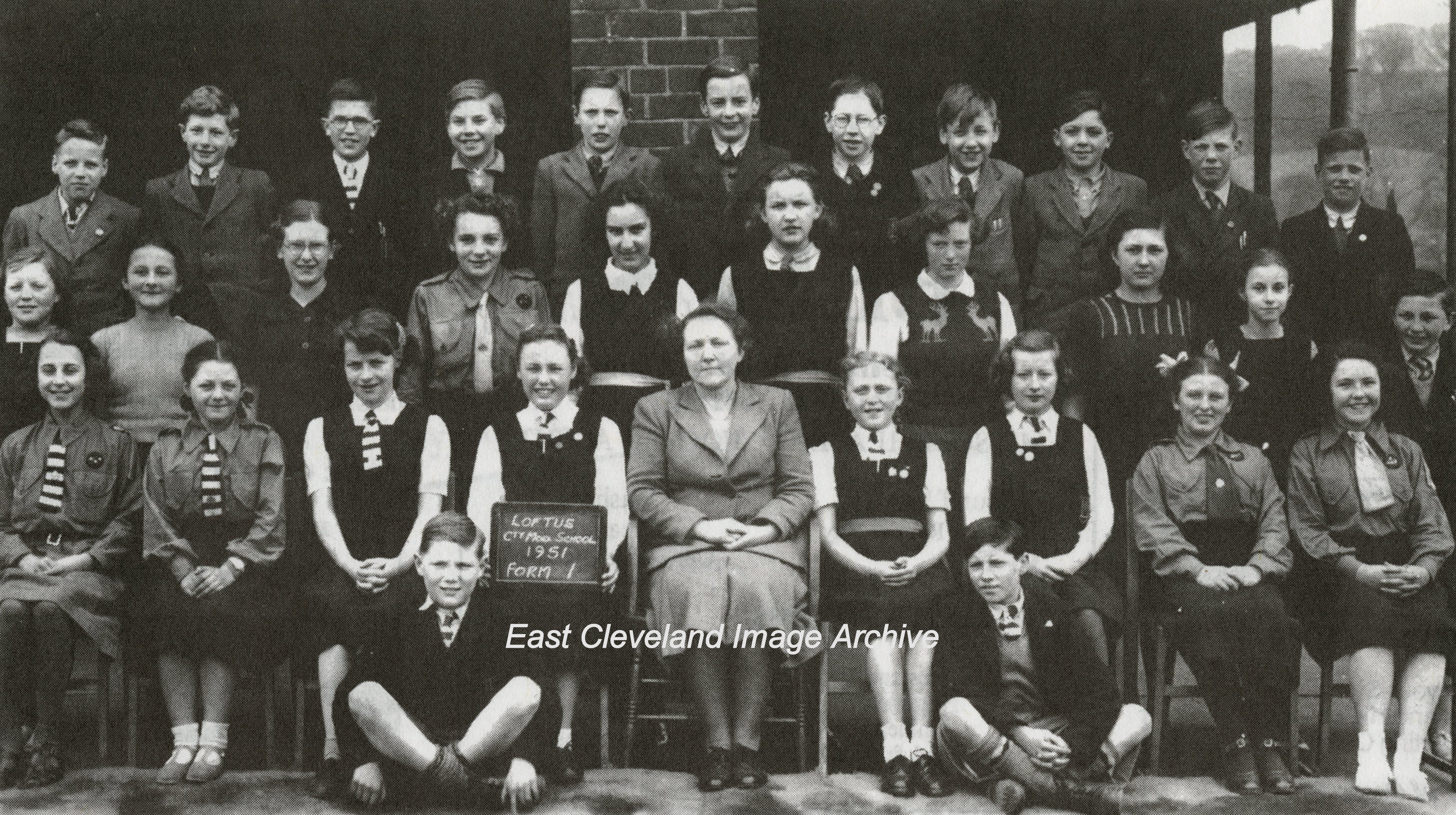 Loftus Senior School - Mrs Normington's class - 1951
