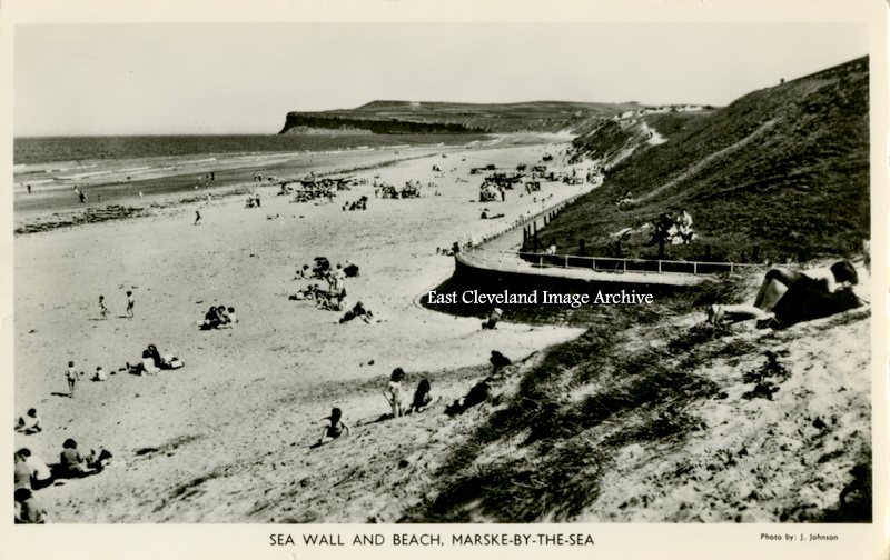 Sea Wall and Beach, Marske