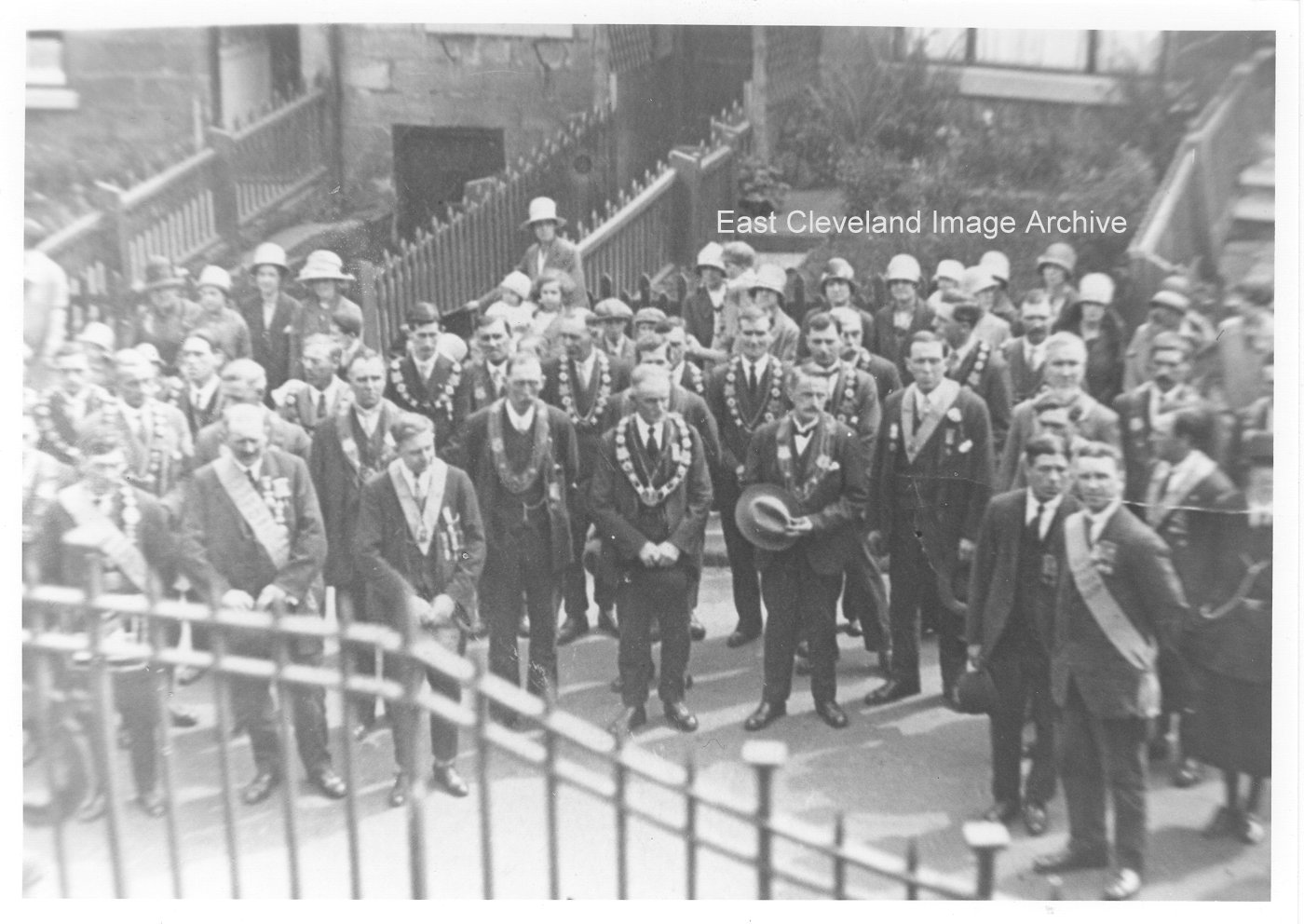 Dedication of the War Memorial, Loftus, 11th November 1922